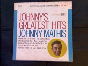 Johnny Mathis - Johnnys Greatest Hits- Vintage LP 1958 - Picture 1 of 10