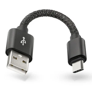 USB Type-C Male 12cm Charging Cable Short Short Cord Charging Fit For LG G6 G5 - Picture 1 of 4