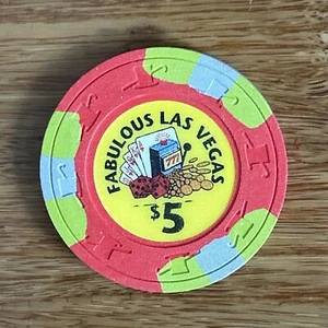 Fabulous Las Vegas Fantasy Paulson 5 $ Casino Chip - Bild 1 von 3