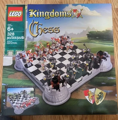 LEGO Kingdoms Chess Set (853373) 2012 Retired Sealed Castle Heroic Knight - Image 1 of 4