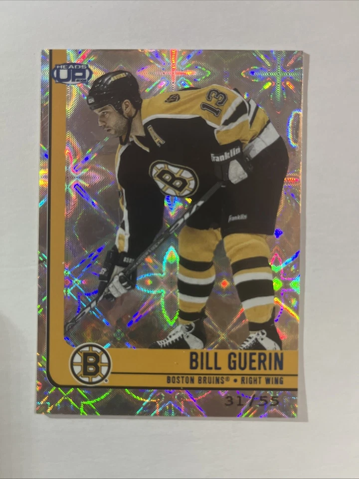 2001 Pacific Heads Up - Bill Guerin - BLUE #31/55 - BRUINS - RARE!  - Image 1 of 1