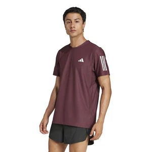 adidas Men's Own The Run T-Shirt, Aurora Ruby Size: Small - Picture 1 of 4