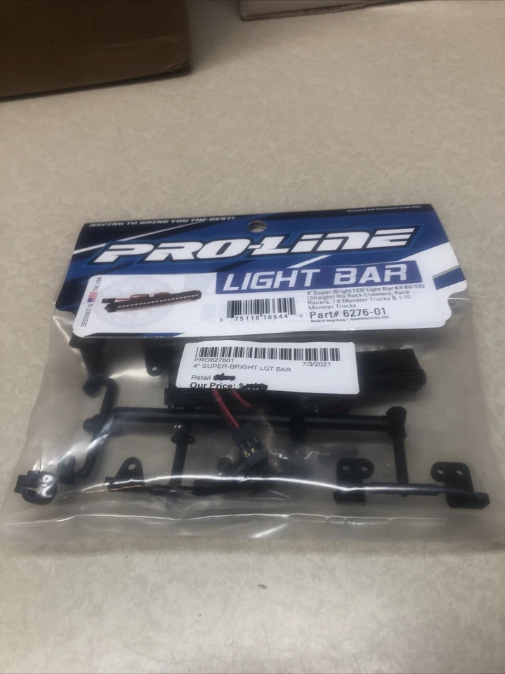 Pro-Line 4" Straight Super-Bright LED Light Bar 6276-01 - Image 1 of 2
