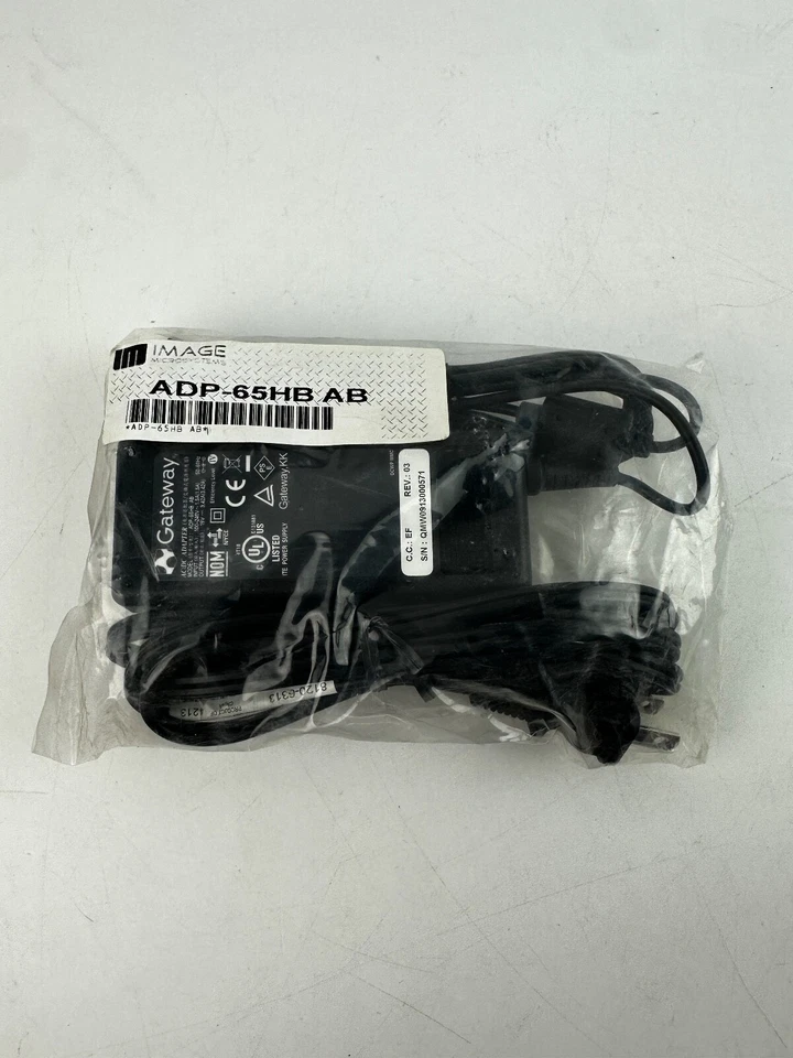 Gateway ADP-65HB AB 19V 3.42A 65W Laptop AC Power Adapter Charger - Image 1 of 4