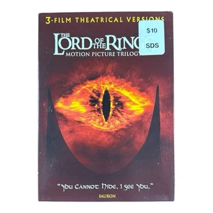 The Lord of the Rings Theatrical Versions: 3 Film Collection  (DVD) Trilogy - Picture 1 of 3