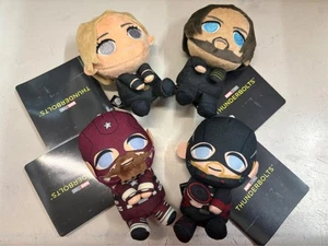 MARVEL Thunderbolts &you Mascot Plush Toy Doll Set of 4 SEGA 10cm Japan - Picture 1 of 1