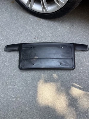 1999-2005 BMW 3 Series Sedan Front License Plate Bracket, Black, With Sport - Image 1 of 4