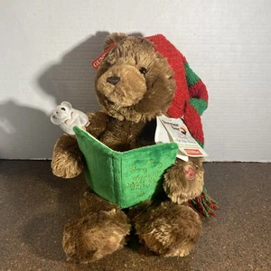 GUND Storytime Bär animiertes Plüschtier Read Twas the Night Before Christmas Spielzeug - Bild 1 von 11