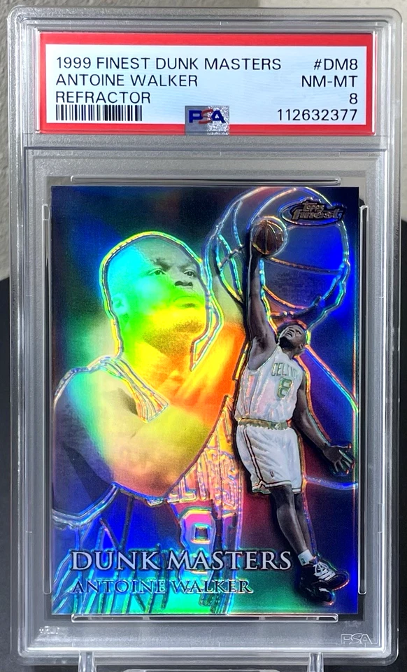 ( /150 ) Antoine Walker 1999-00 Topps Finest Dunk Masters DM8 Refractor Celtics - Image 1 of 2