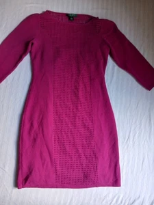Vestido Lauren Ralph Lauren Pequeño Vacaciones Vaina Tejido Elástico Elegante Nuevo - Imagen 1 de 16