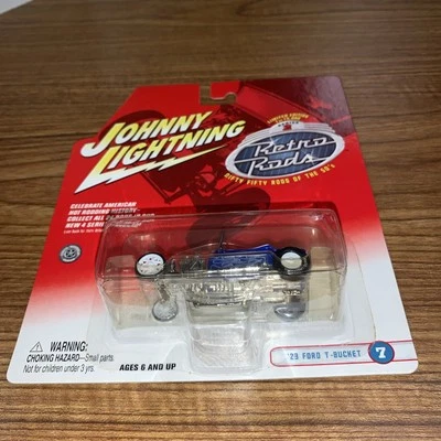 2002 Johnny Lightning BLUE 23 FORD T BUCKET RETRO RODS White Lightning Chase🔥 - Image 1 of 4