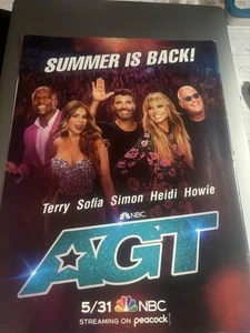 2022 PRINT AD AMERICA’S GOT TALENT SIMON SOFIA HOWIE HEIDI TERRY - Bild 1 von 7