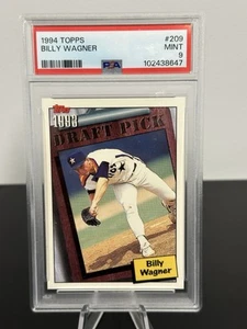 1994 TOPPS #209 BILLY WAGNER RC HOF PSA 9 - Picture 1 of 2