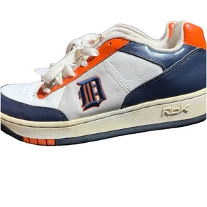 Detroit Tigers MLB Reebok Shoes Sneakers Size 7.5 Vintage Rare - Picture 1 of 8