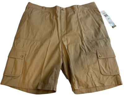 Lauren Ralph Lauren Women's Spring Classic Khaki Stretch Knee Shorts Size 22W - Image 1 of 4