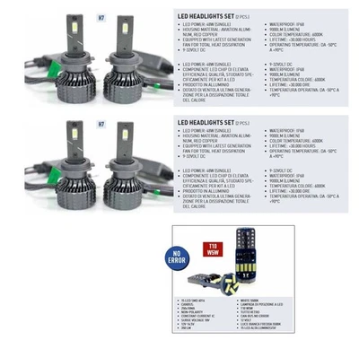 Set Conversión LED 18000 Lumen Completo para Mercedes ML Serie W164 Faro + Posi - Imagen 1 de 4