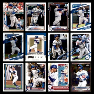 Mookie Betts Lot 12 Different Baseball Cards 2020-2022 Los Angeles Dodgers Only! - Picture 1 of 14