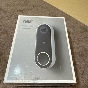 Brand New Nest Hello Smart Wi-Fi Video Doorbell NC5100US - Black - Picture 1 of 6
