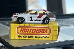 Matchbox Superfast 23D Audi Quattro bianco rosso marrone Pirelli Macao con scatola - Foto 1 di 6