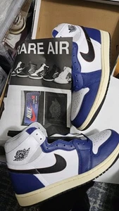 🔥Air Jordan 1 Retro Rare Air High Deep Royal Blue Men's Size 9 READY TO SHIP!🔥 - Picture 1 of 7