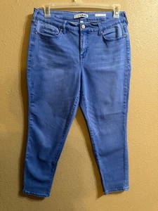 CODE BLEU SOHO SKINNY ANKLE DENIM JEANS SZ 12 MEDIUM WASH STRETCH SLIM LEG - Picture 1 of 3