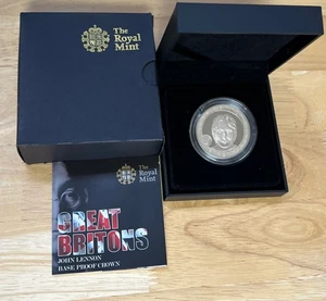 2010 Great Britons John Lennon Base Proof Crown Coin - Picture 1 of 7