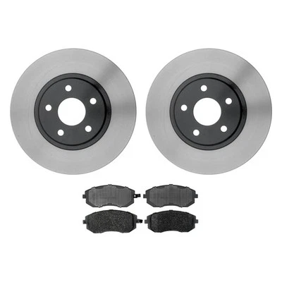 For Subaru Impreza 02-10 ACDelco Silver Front Brake Kit w Ceramic Pads Foto 1 de 4