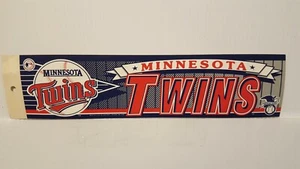 MINNESOTA TWINS Vintage Team Autoaufkleber (1990er) Decal Streifen - Bild 1 von 1