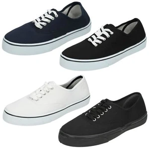 Mens Spot On Lace Up 'Pumps' - Picture 1 of 37