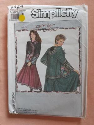 Simplicity 9424 Daisy Kingdom Misses' Quilted Lined Jacket Pattern Size 12-20 - Image 1 of 2