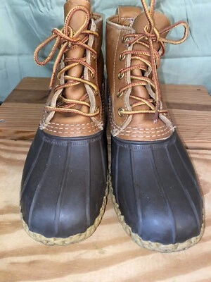 L.L. Botas de trabajo de cuero Bean con punta suave para mujer Zapatos Botas Talla 8 Foto 1 de 4