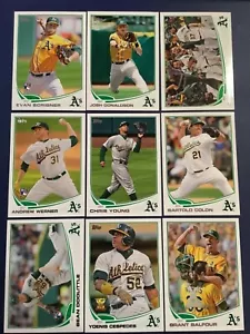 2013 Topps OAKLAND ATHLETICS A'S Complete Team Set (23) CESPEDES Sharp Look ! - Picture 1 of 1