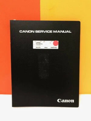 Manual de servicio de entrenamiento Canon PLA-501FA Foto 1 de 3