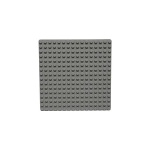 Placa Base Ladrillo - 10 Tamaños, 20 Colores (Gris 16x16 Mostrado) - Imagen 1 de 5