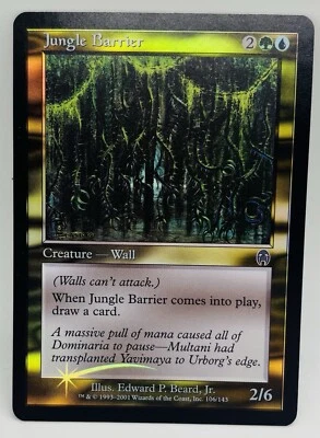 MTG Jungle Barrier Apocalypse Foil Near Mint NM - Image 1 of 2