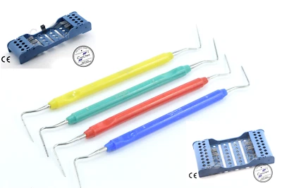 COMDENT Endodontic Heat Carrier Pluggers Spreaders Set of 4 Prof. Machtou CE British