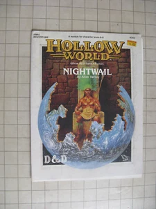 NIGHTWAIL HWA1 mit Karte Hohle Welt AD&D Dungeons & Dragons D&D TSR - Bild 1 von 3