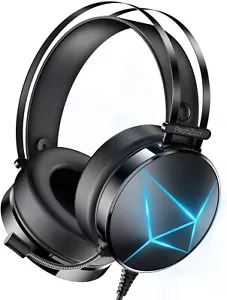PeohZarr Gaming Headset Xbox one Headset PS4 Headset with 7.1 Surround Sound PC - Picture 1 of 6