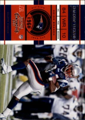 2011 Playoff Contenders #8 Deion Branch - NM-MT - Image 1 of 2