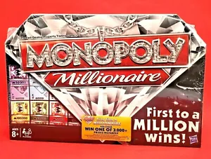 Monopoly Millionaire The Fast Dealing Property Trading Board Game Ages 8+ SEALED - Picture 1 of 10