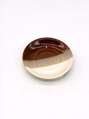 "2 platillos Mikasa 4"" reemplazo horno estudio vintage Japón tonos tierra marrón tostado" Foto 1 de 4