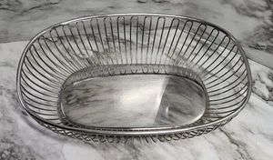 Vtg WMF Italian Bread Basket. Stainless Steel. Wire. Silver Tone. Spots. - Picture 1 of 7