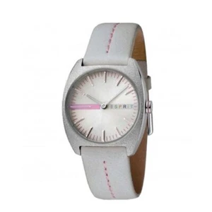 Reloj Esprit para mujer rosa gris claro correa de cuero PVP £109 - Imagen 1 de 3