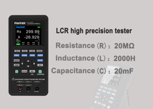 Medidor LCR de mano digital Hantek probador automático de resistencia de inductancia - Imagen 1 de 18