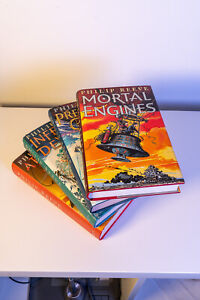 Mortal Engines Quartet, Philip Reeve, Hardcovers, 1st Editions