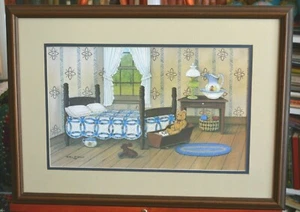 Wilma B Vincent LE Rustic Americana Print Signed & Numbered - Picture 1 of 5