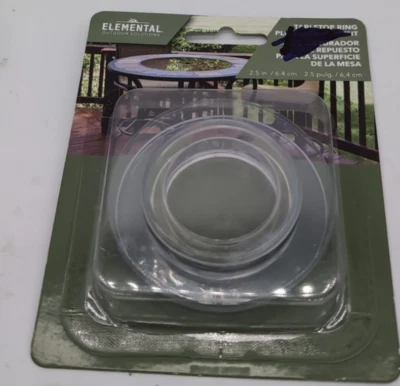 Juego de anillos de ojal con tapa de orificio de mesa de patio de repuesto para mesas de vidrio con poste de paraguas Foto 1 de 2