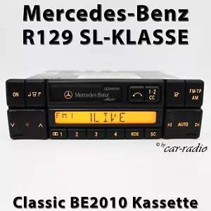 Original Mercedes Classic BE2010 Becker R129 Radio SL-Klasse W129 Kassettenradio - Bild 1 von 9