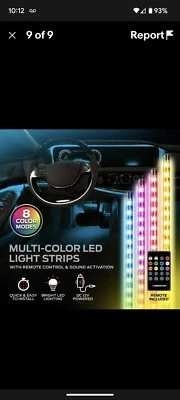 Monster Motion Activated Auto LED Paquete Completo Conjunto de Iluminación Ambiental con Control Remoto Foto 1 de 4