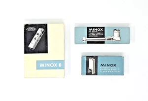 Minox B Set Spionagekamera Foto Kamera Blitzgerät Dia-Stanze - Bild 1 von 15